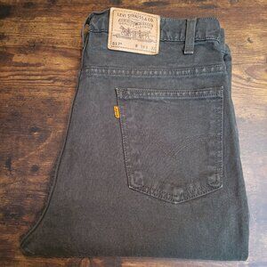 Vtg Levi's Jeans 517 Bootcut Orange Tab USA Tag 38x32 Measures 36x32 Green